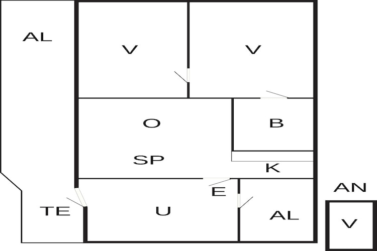 6 persoons vakantie huis in SÖLVESBORG-By Traum - Plattegrond