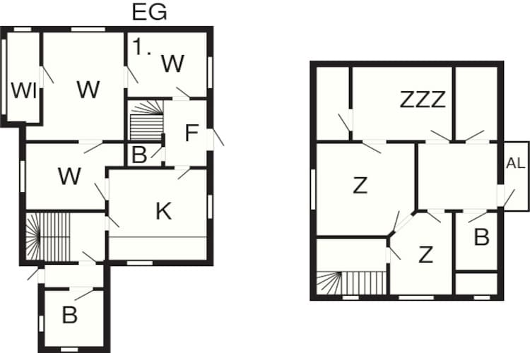 Maison de vacances pour 8 a Moheda-By Traum-Plan d'étage