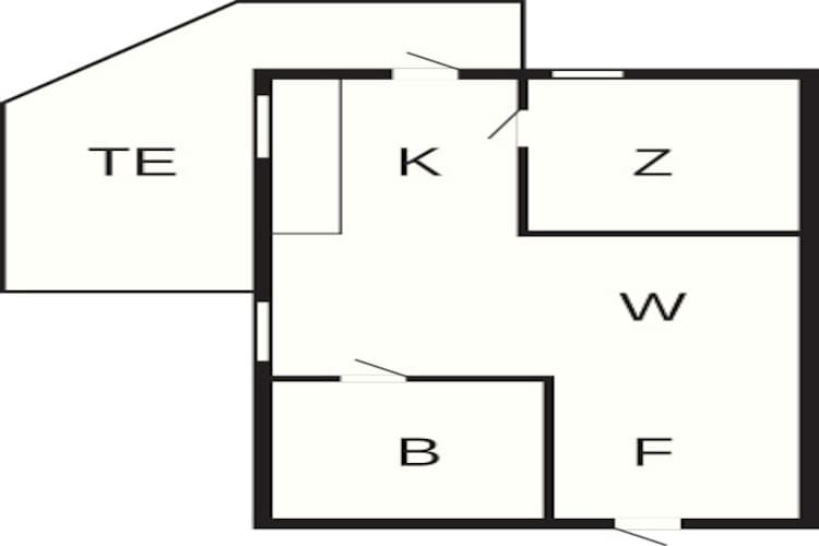 Maison de vacances pour 4 a GUSUM-By Traum - Plan