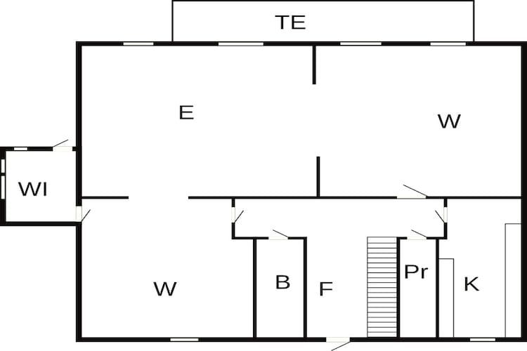 Kustcharme in Gedser -- By Traum Ferienwohnungen-Plattegrond