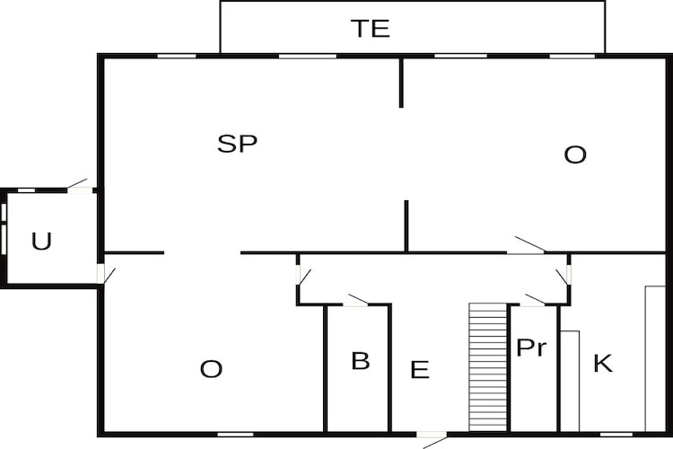 Kustcharme in Gedser -- By Traum Ferienwohnungen-Plattegrond
