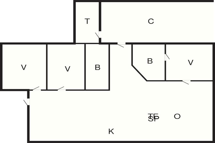 Maison de vacances pour 4 a Gilleleje-By Traum-Plan d'étage