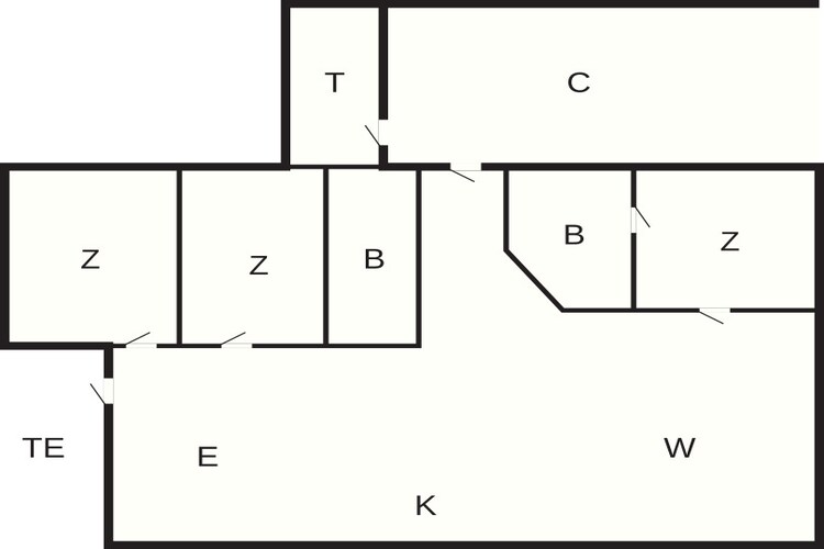 Maison de vacances pour 4 a Gilleleje-By Traum-Plan