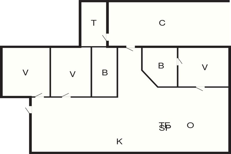 4 persoons vakantie huis in Gilleleje-By Traum - Plattegrond