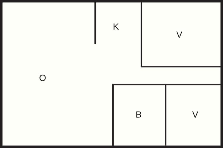 4 persoons vakantie huis in Glesborg-Plattegrond