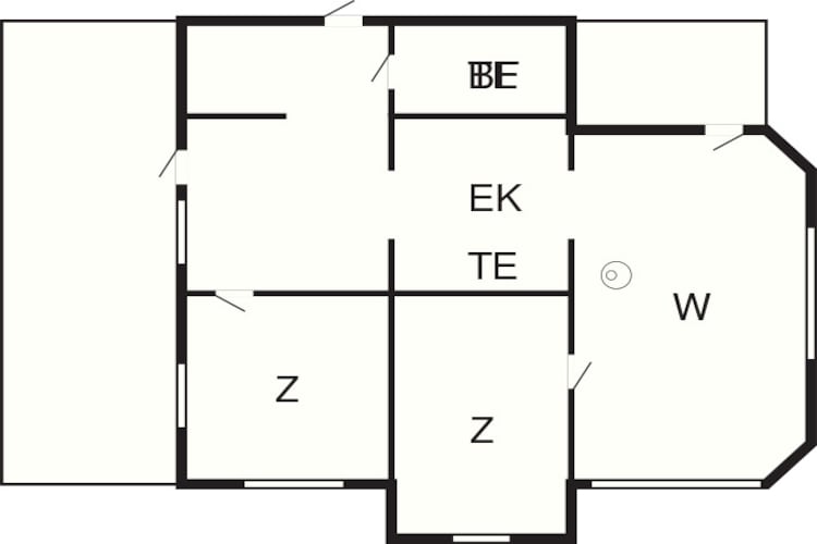 Maison de vacances pour 4 a Allinge-By Traum-Plan d'étage