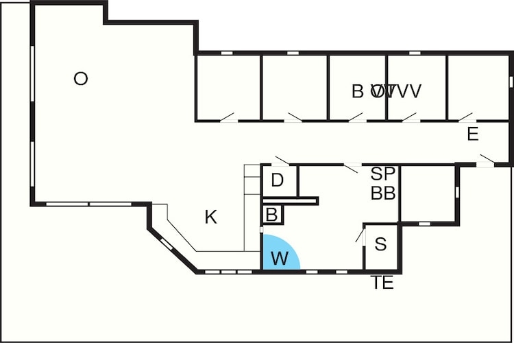 Maison de vacances pour 8 a Nexø-By Traum - Plan