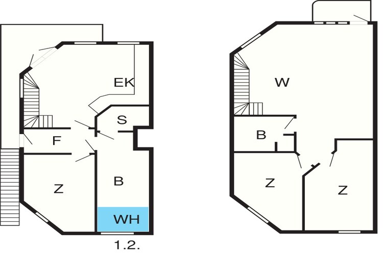 Maison de vacances pour 8 a Bogense-By Traum - Plan