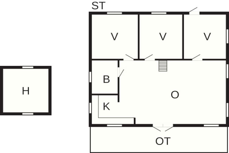 6 persoons vakantie huis in Rønne-By Traum-Plattegrond