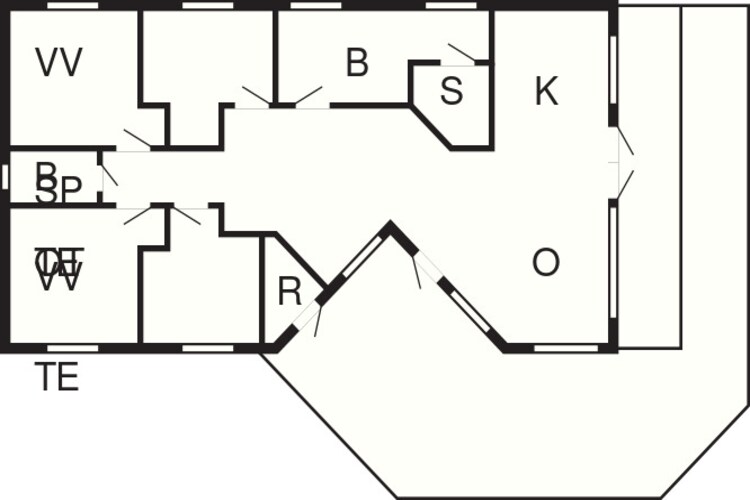 8 persoons vakantie huis in Nexø-Plattegrond