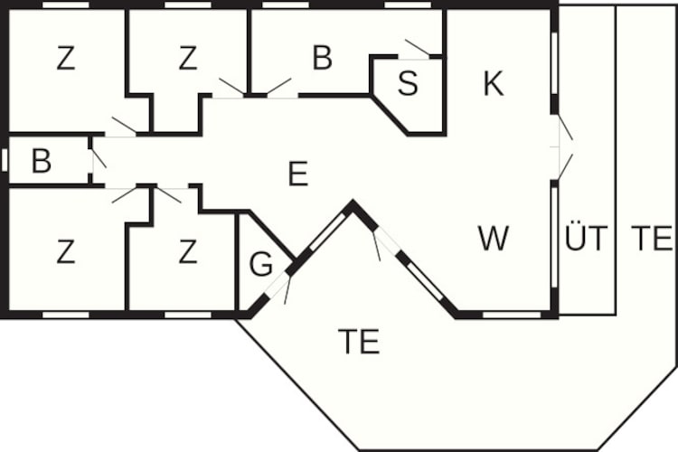8 persoons vakantie huis in Nexø-Plattegrond