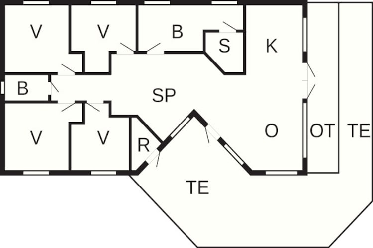 8 persoons vakantie huis in Nexø-Plattegrond