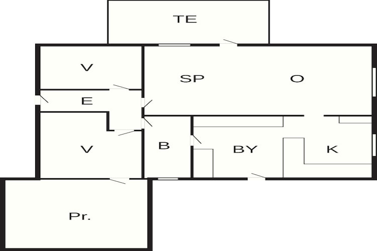 4 persoons vakantie huis in Haderslev-Plattegrond