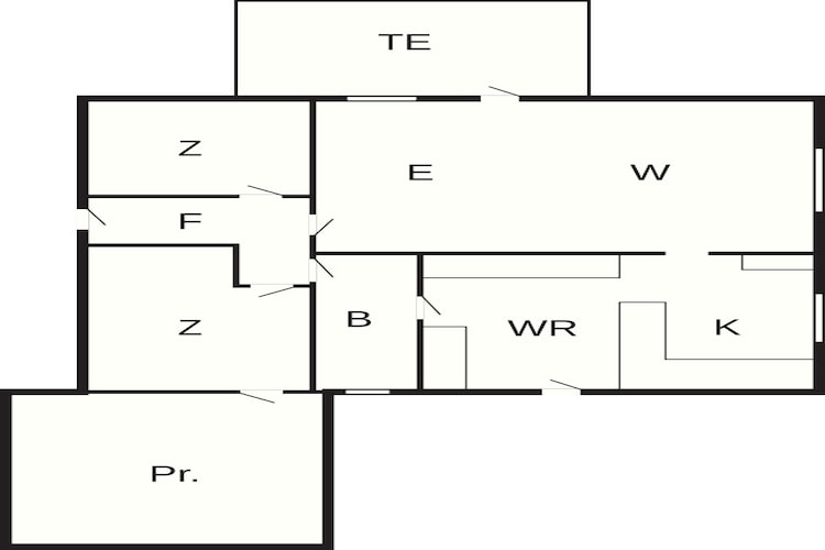 4 persoons vakantie huis in Haderslev-Plattegrond