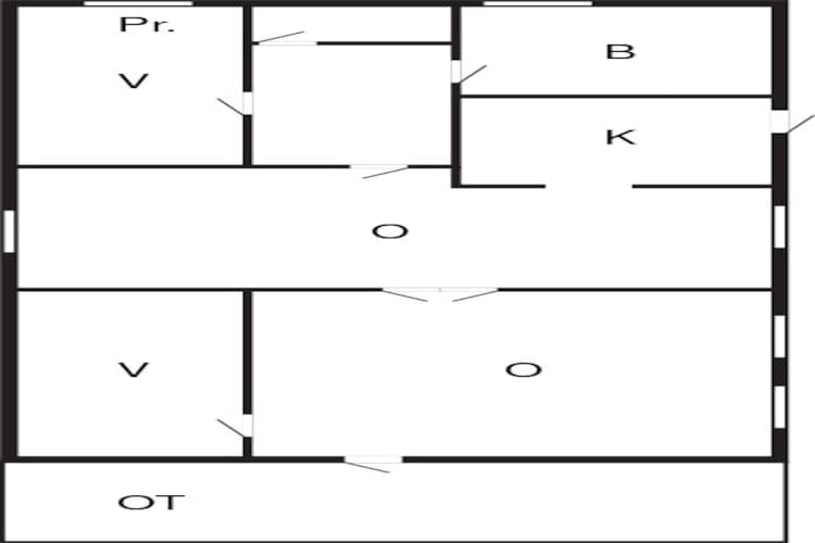 5 persoons vakantie huis in Karrebæksminde - Plattegrond