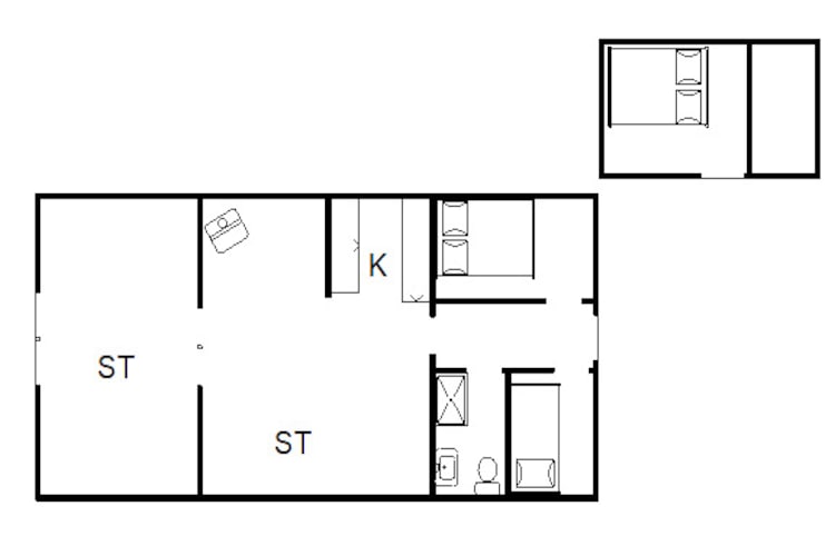 4 persoons vakantie huis in Hemmet-By Traum-Plattegrond