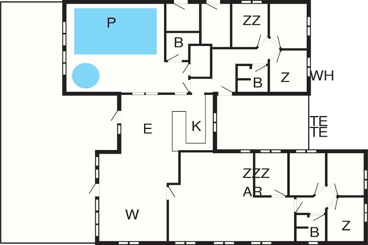 Maison de vacances pour 18 a Bogense - Plan