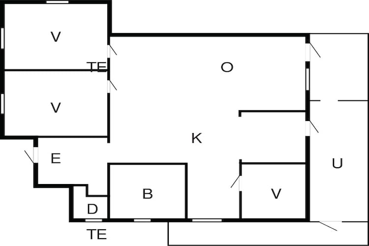 5 person holiday home in ENVIKEN-By Traum-Floor plan