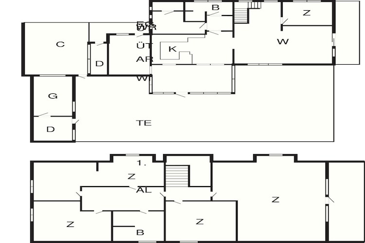 12 Personen Ferienhaus in Thyborøn-By Traum - Grundriss