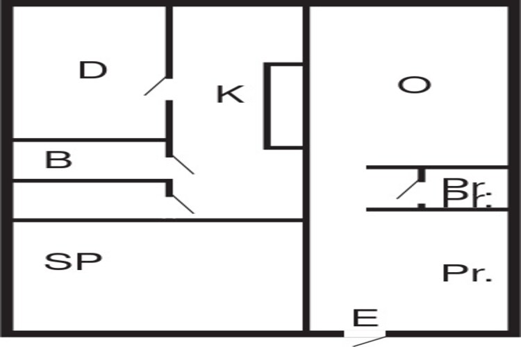 6 persoons vakantie huis in SÖLVESBORG-By Traum-Plattegrond