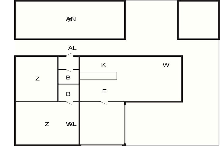 Maison de vacances pour 7 a KöPINGSVIK-By Traum - Plan