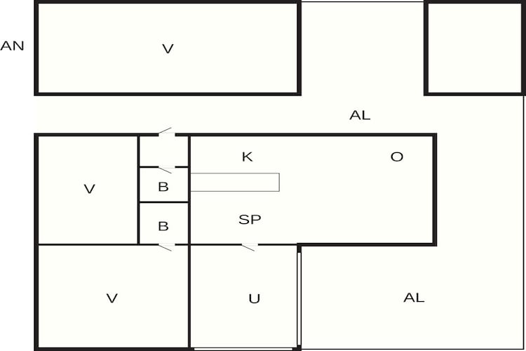 Maison de vacances pour 7 a KöPINGSVIK-By Traum - Plan