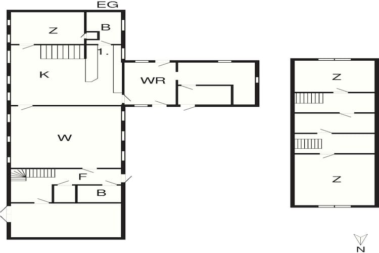 6 persoons vakantie huis in Guldborg-By Traum - Plattegrond