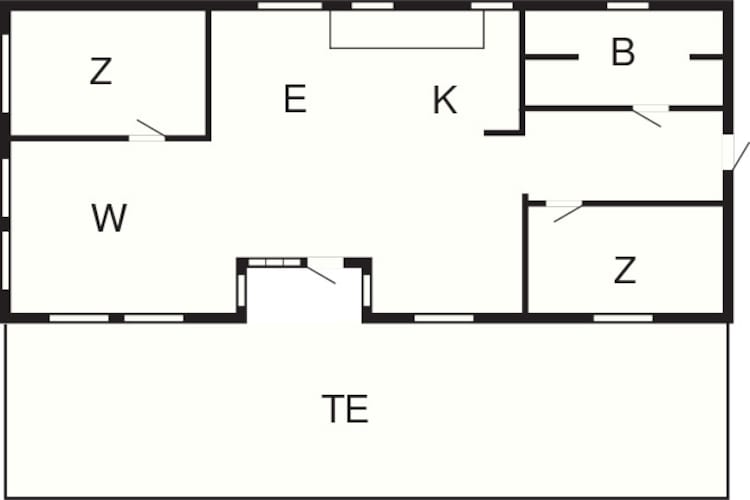 6 persoons vakantie huis in Højby-By Traum-Plattegrond