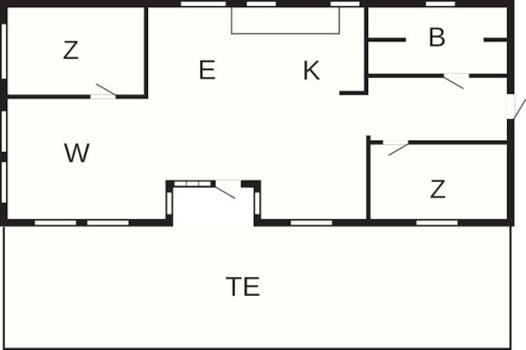 6 persoons vakantie huis in Højby-By Traum-Plattegrond