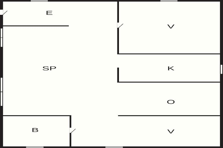 4 persoons vakantie huis in Frørup-By Traum - Plattegrond