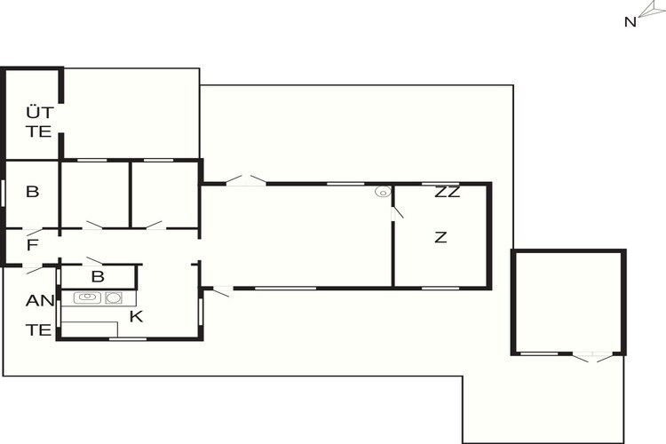 5 persoons vakantie huis in Ulfborg-By Traum-Plattegrond