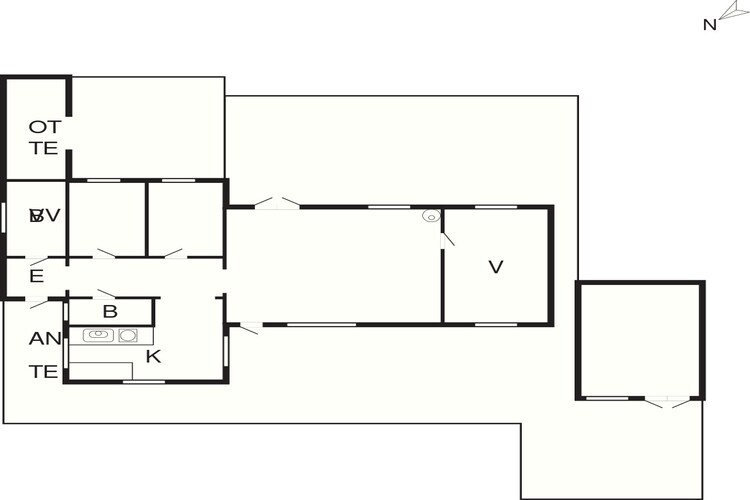 5 persoons vakantie huis in Ulfborg-By Traum-Plattegrond