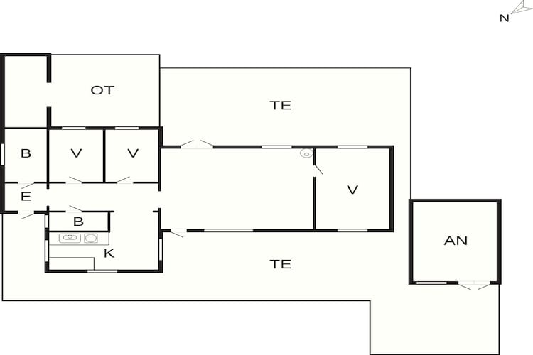 5 persoons vakantie huis in Ulfborg-By Traum-Plattegrond