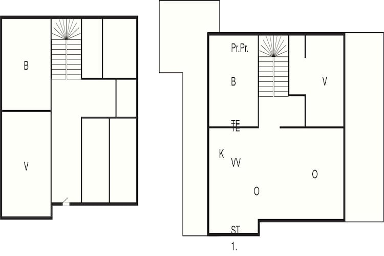 Maison de vacances pour 8 a Hellesøy-By Traum-Plan d'étage