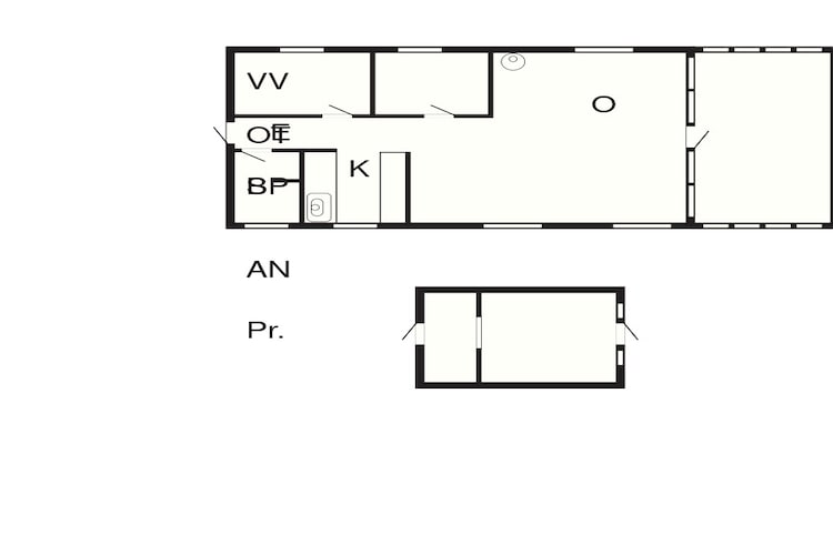 5 person holiday home in Jægerspris-By Traum - Floor plan