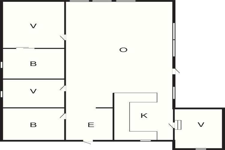 6 persoons vakantie huis in Hjørring - Plattegrond