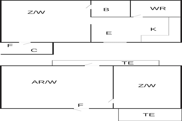 Maison de vacances pour 4 a Drottningskär-By Traum-Plan d'étage