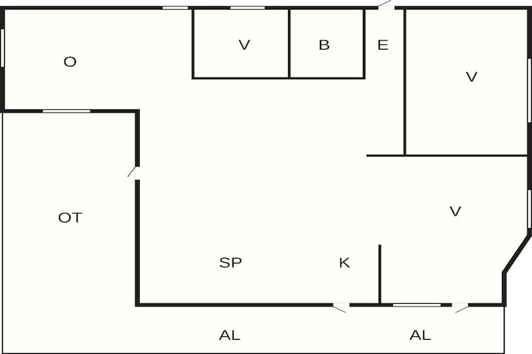 Familie vakantiehuis in Juelsminde-Plattegrond