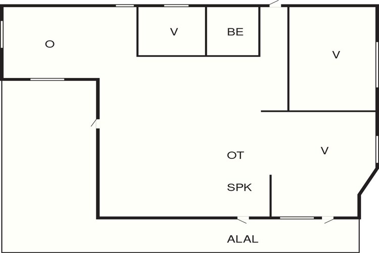 Familie vakantiehuis in Juelsminde - Plattegrond