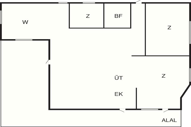 Familie vakantiehuis in Juelsminde - Plattegrond