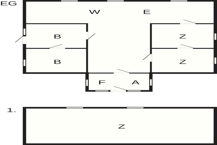 5 persoons vakantie huis in Allinge-Plattegrond