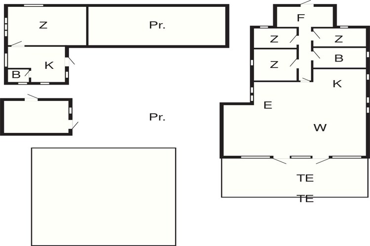 8 persoons vakantie huis in Højslev-By Traum-Plattegrond