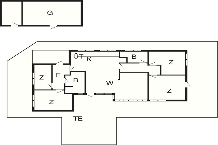 8 persoons vakantie huis in Jerup-By Traum-Plattegrond