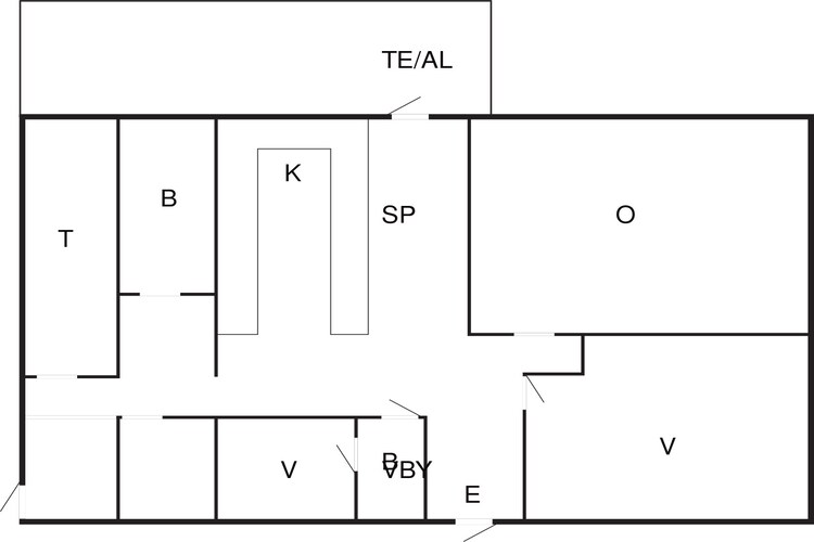 6 persoons vakantie huis in DIÖ-By Traum - Plattegrond