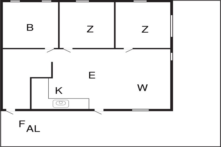 4 persoons vakantie huis in BORGHOLM-By Traum-Plattegrond