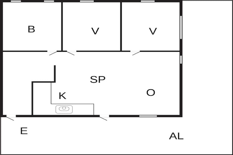 4 persoons vakantie huis in BORGHOLM-By Traum-Plattegrond