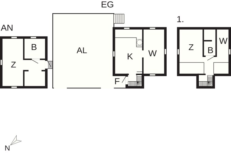 4 Personen Ferienhaus in HEDEKAS-By Traum - Grundriss