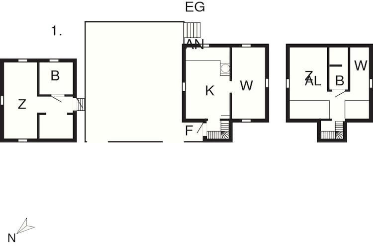 Maison de vacances pour 4 a HEDEKAS-By Traum - Plan
