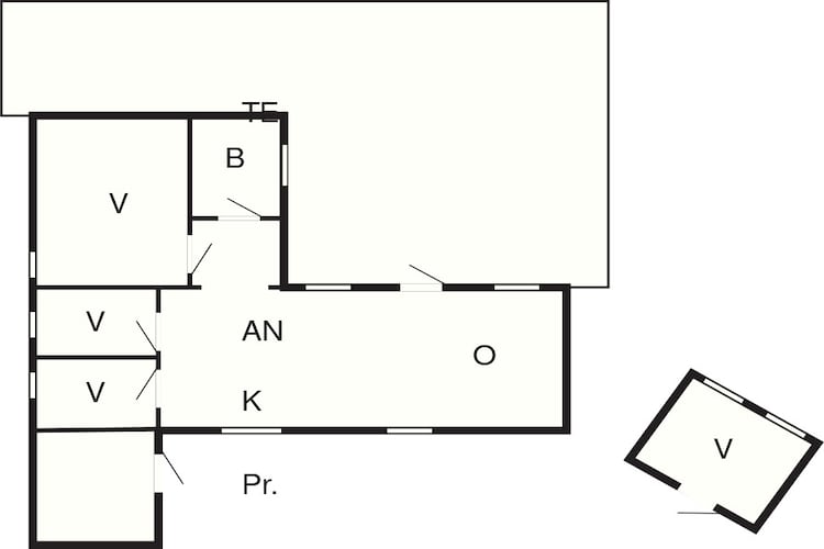 8 person holiday home in Aabenraa-By Traum - Floor plan