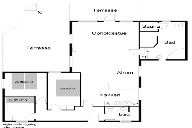 6 persoons vakantie huis in Hemmet-By Traum - Plattegrond